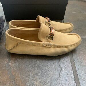 Gucci suede loafers
